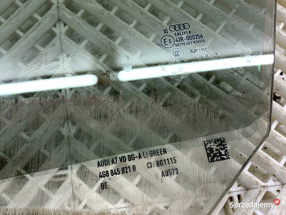 SZYBA LEWY PRZÓD PODWÓJNA AUDI A7 4G Hatchback