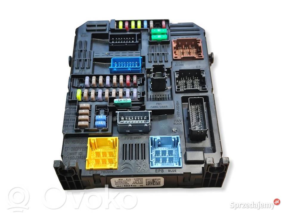 CITROEN C3 III MODUL STEROWNIK BSI BSM SKRZYNKA Wyposażenie elektryczne sprzedam