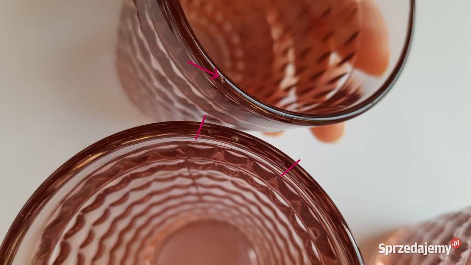 Zestaw do napojów TRÓJKĄTY 2 Ząbkowice kolorowe Dąbrowa Górnicza sprzedam