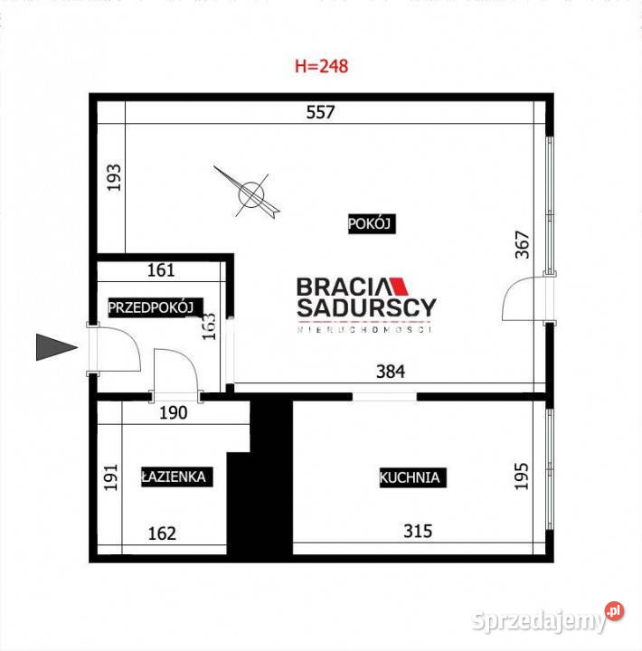 Mieszkanie Kraków Na Błonie 30m2 1pok małopolskie