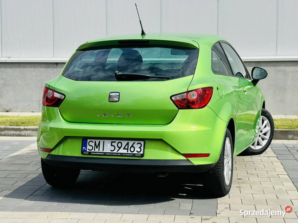 Seat Ibiza 12 benz 2013r 168 000 IV 2008 zielony Mikołów