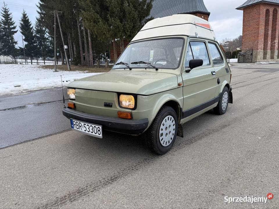 Fiat 126P 650E kapliczka bagażnik dachowy Samochody osobowe Domaradz