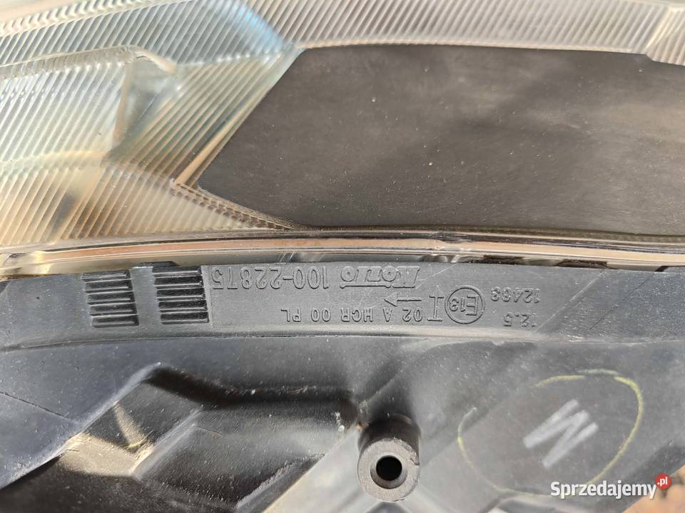 Lampy przednie Honda Insight 2010 osobowe Lampy przednie Tłuszcz