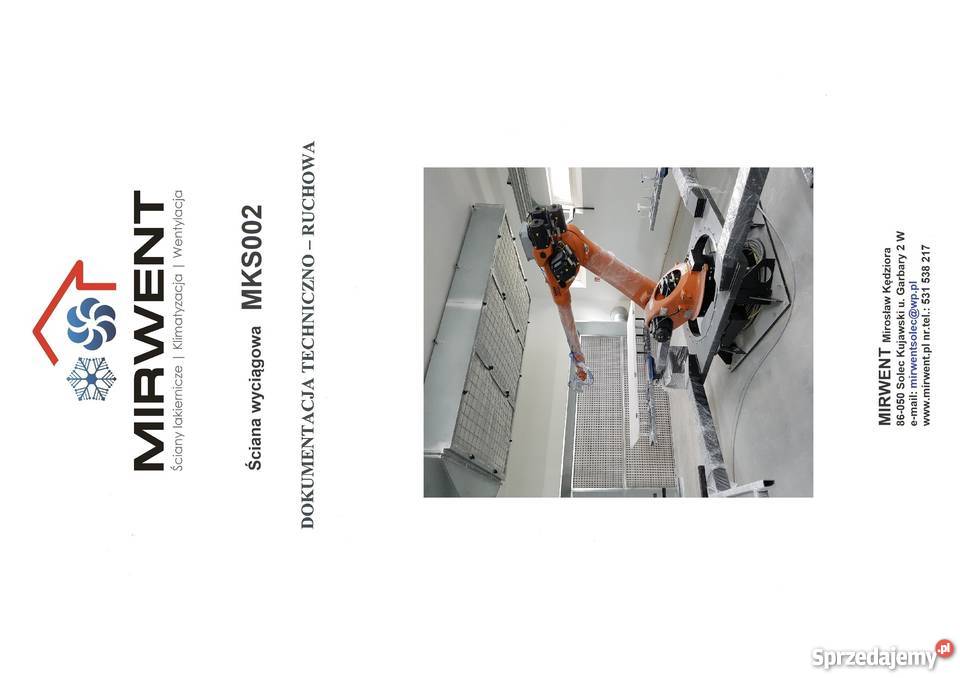 Ściana lakiernicza MIRWENT 25002000500 Solec Kujawski