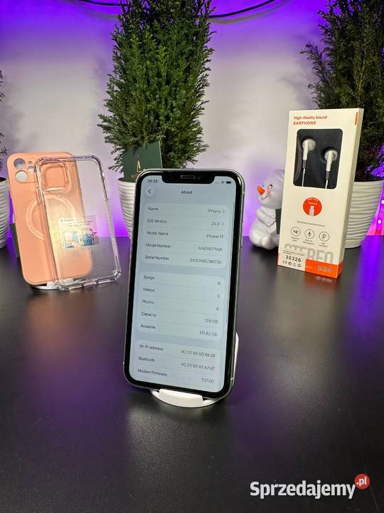 Apple iPhone 11 128GB Bateria 100 Stan Gwarancja mazowieckie Warszawa sprzedam