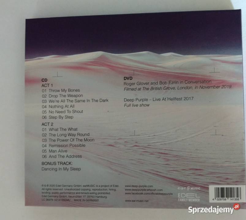 Deep Purple Woosh limitowana edycja CD DVD