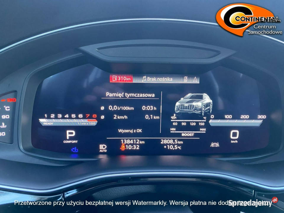 Audi SQ8 skrętna ośwentpodgrz fotelepanorama Zarejestrowany w Polsce śląskie