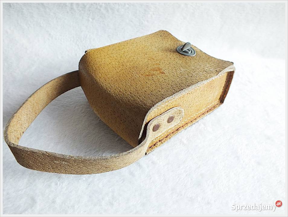 Stare skórzane etui na małe radio kieszonkowe sprzedam