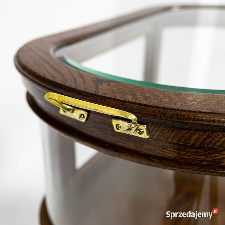 Stylowy Barek Antyk Dębowy Na Kółkach Stary Dąb wielkopolskie Swarzędz