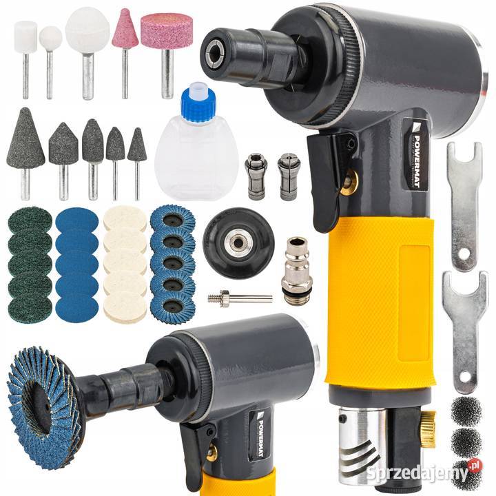Szlifierka polerka pneumatyczna 14 6bar zestaw sprzedam