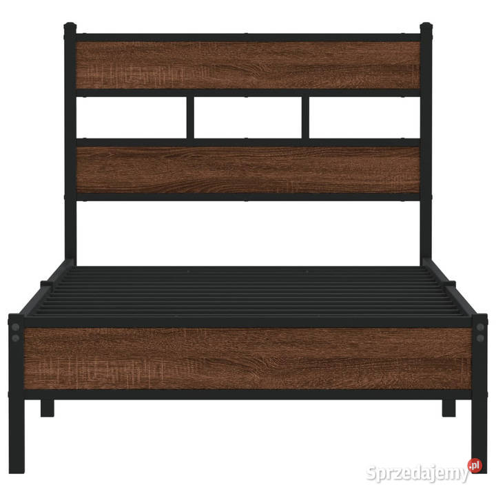 Łóżko bez materaca brązowy dąb 75x190 WM4017298 80cm Łóżka mazowieckie Warszawa