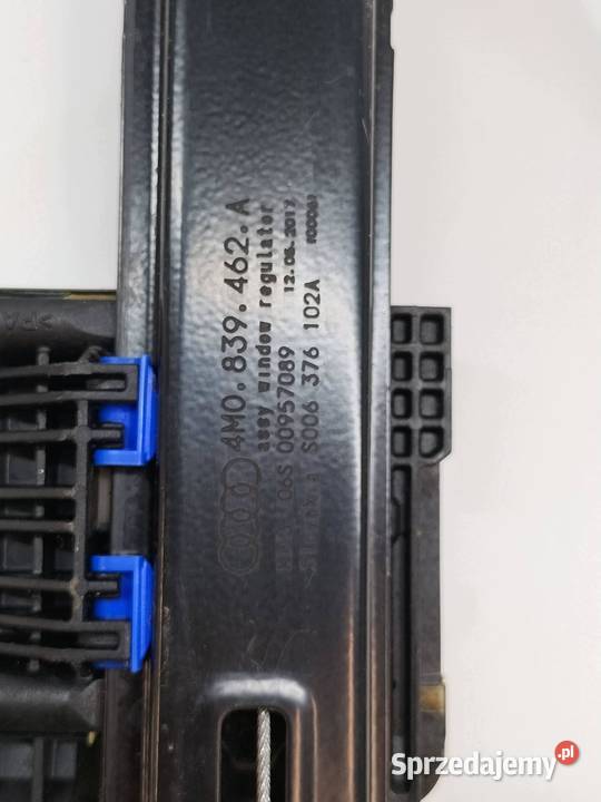 MECHANIZM SZYBY PRAWY TYŁ 4M0839462A Audi Q7 II