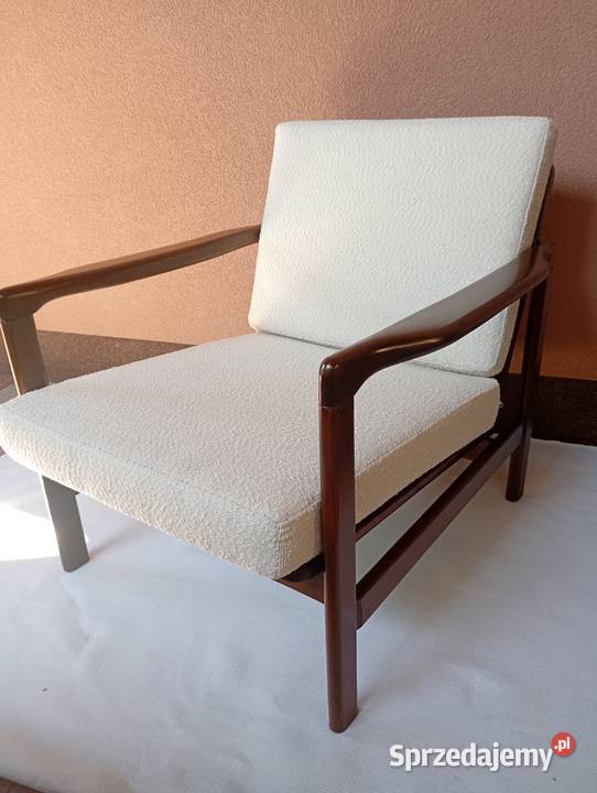 Fotel z PRL model B7522 renowacji Meble Puszczykowo