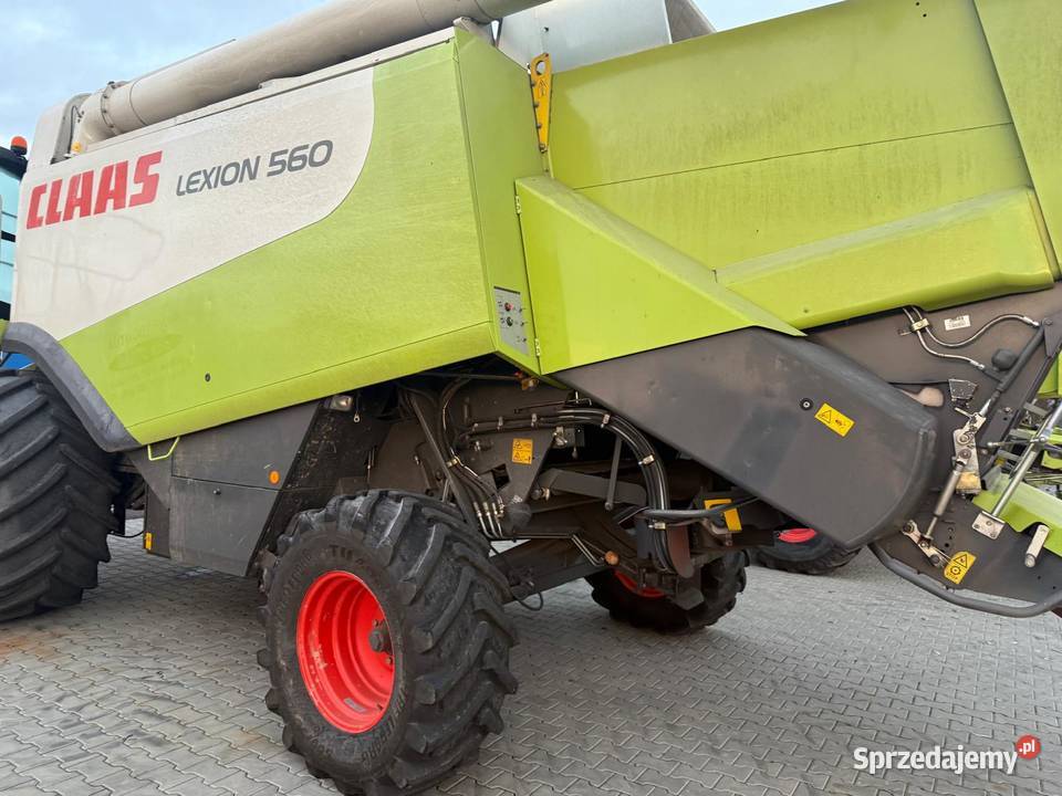 Kombajn zbożowy Claas Lexion 560 2005 heder V750 Rolnictwo Nowa Ruda