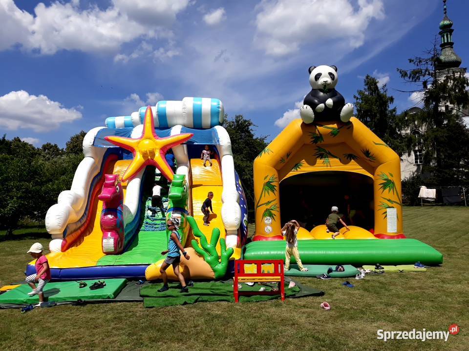 Atrakcje na imprezy dmuchańce tor przeszkód Usługi Tomaszów Mazowiecki