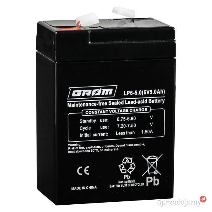 Akumulator GROM LP650 50Ah 6V śląskie