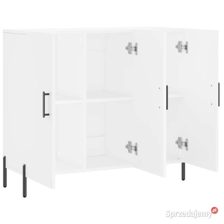 Szafka biała 90x34x80 materiał drewnopochodny