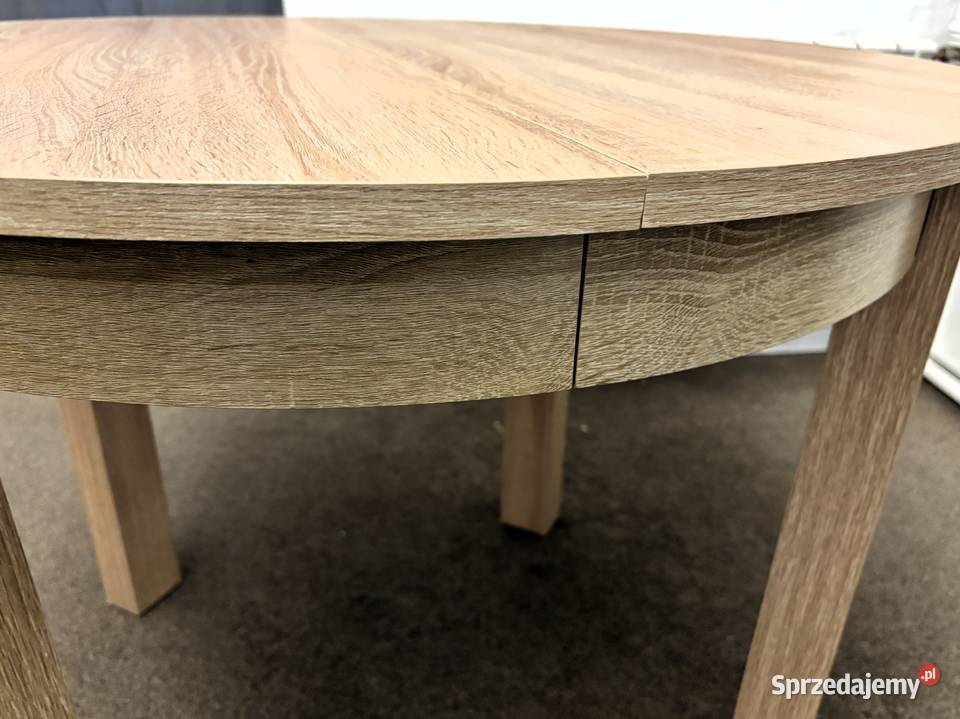 Okrągły rozkładany stół 4 krzesła Szczecin