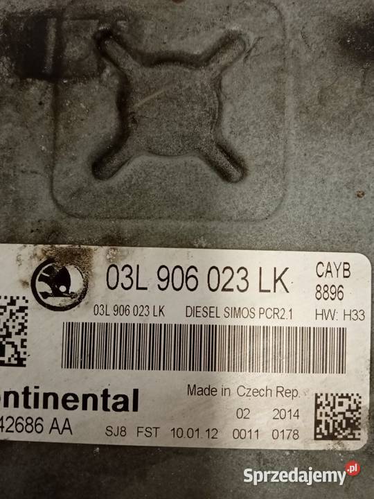 Sterownik silnika ECU 03L906023LK Skoda Fabia sprzedam