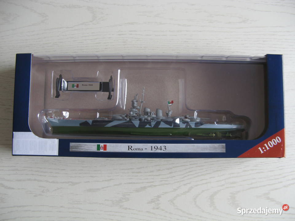 Kolekcja Okrętów Wojennych RomaNowy Modelarstwo wielkopolskie Poznań sprzedam