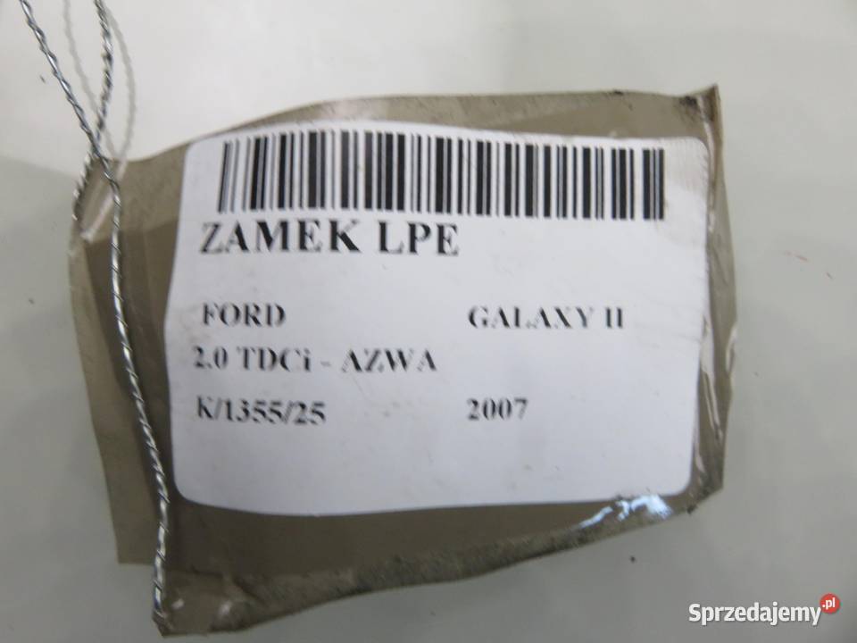 ZAMEK LEWY PRZEDNI FORD GALAXY II 10 PIN Zamki, wkładki i kluczyki małopolskie