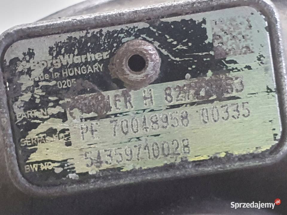 TURBOSPRĘŻARKA Renault Megane III 15 DCI turbo osobowe Chełm