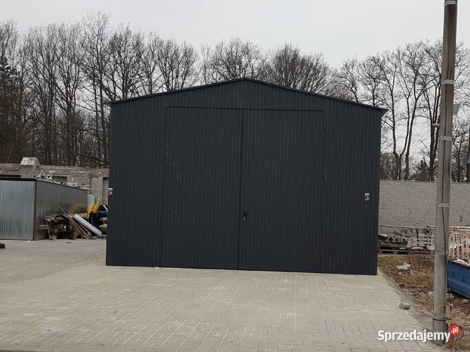 Blaszana hala 612m grafit małopolskie Kraków