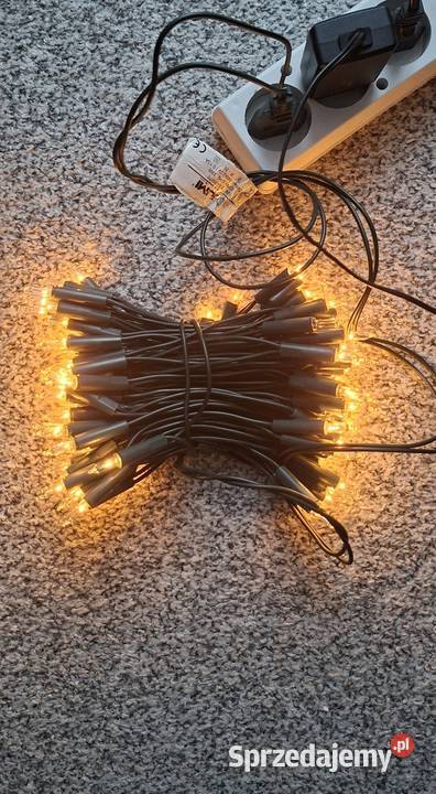 Lampki choinkowe 100 LED żółte Małkinia Górna sprzedam