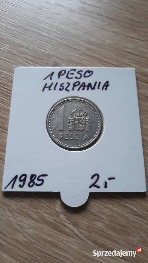 1 Peseta Hiszpania 1985198619871988 r Numizmatyka Konin