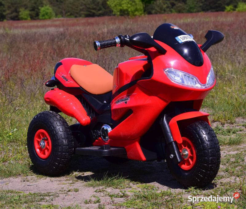 Autko motorek MOTOR 3KOŁOWY wydech na akumulator Myszków