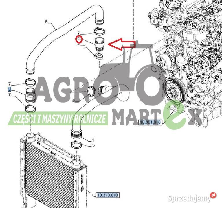 84289600 TULEJA CYLINDROWA CNH dolnośląskie Wichrów