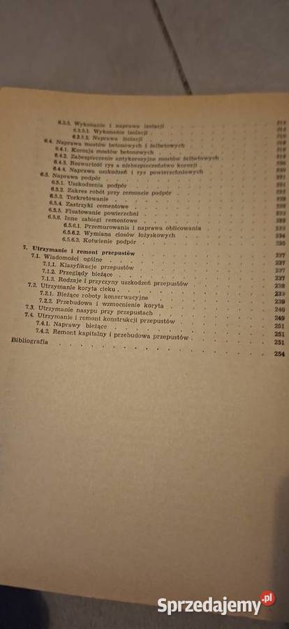 Utrzymanie mostów i przepustów 1969 niszowy wielkopolskie sprzedam