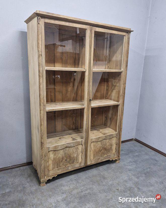 Orzechowa Biblioteka w Stylu Biedermeier Marki