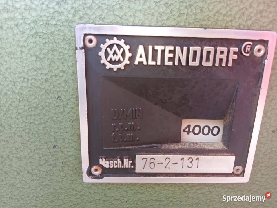 Piła formatowa ALTENDORF z podcinaczem F90 pomorskie Wejherowo