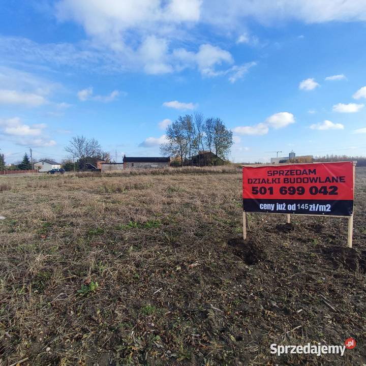 Działka budowlana 1093m2 Kutno łódzkie