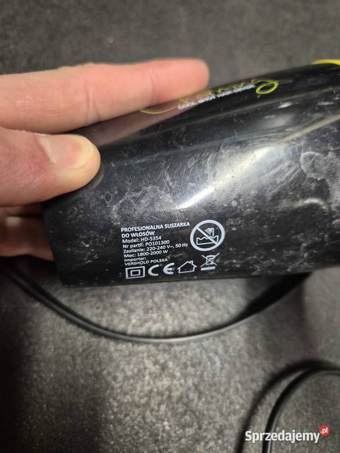 Suszarka do włosów charming 2000W Ruda Śląska