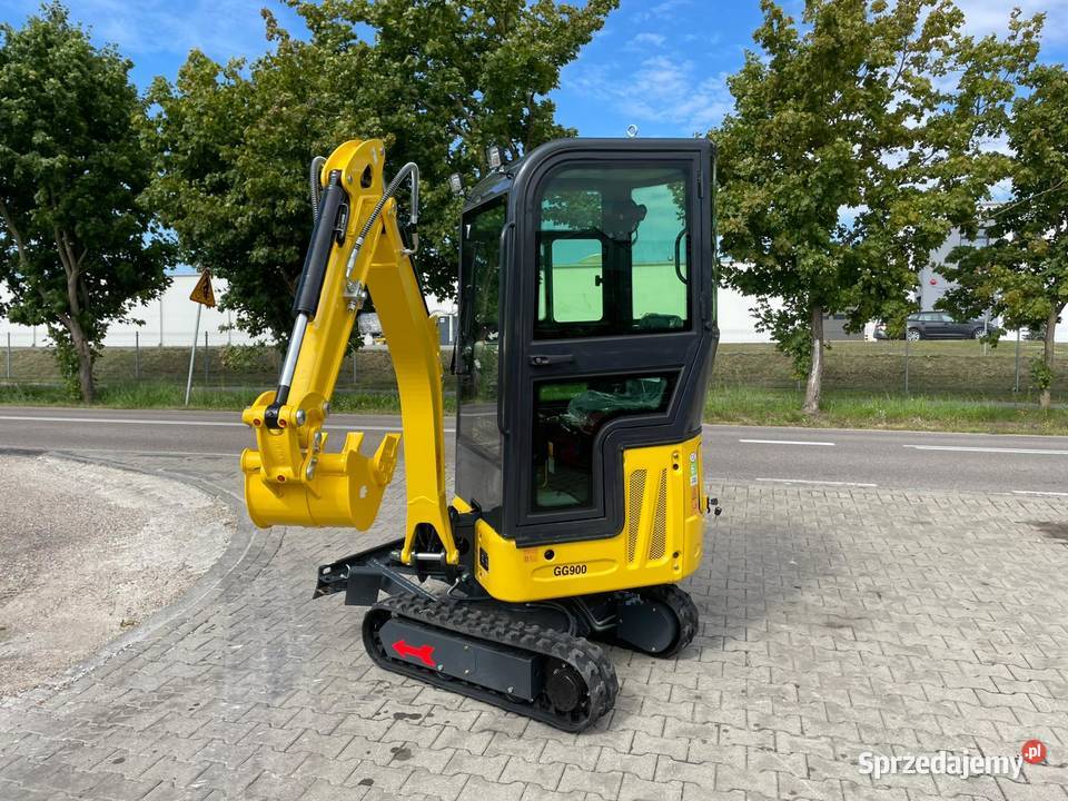 Minikoparka GG900C Gunter Grossmann kabina Katowice