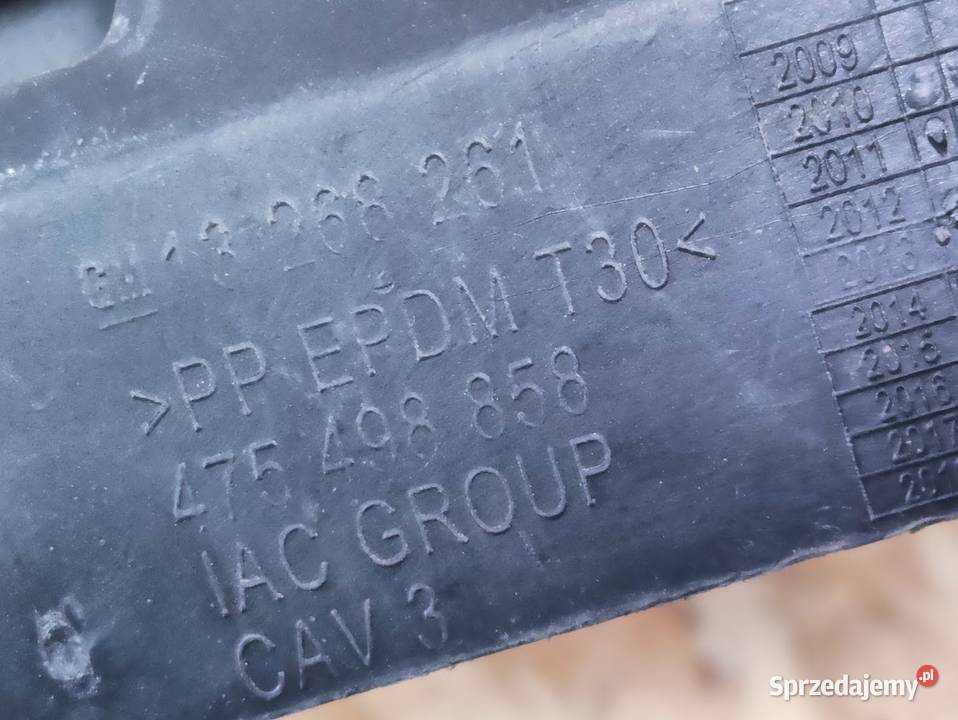 Ślizg Mocowanie Zderzaka Tylnego Tył Opel Meriva Motoryzacja Pleszew