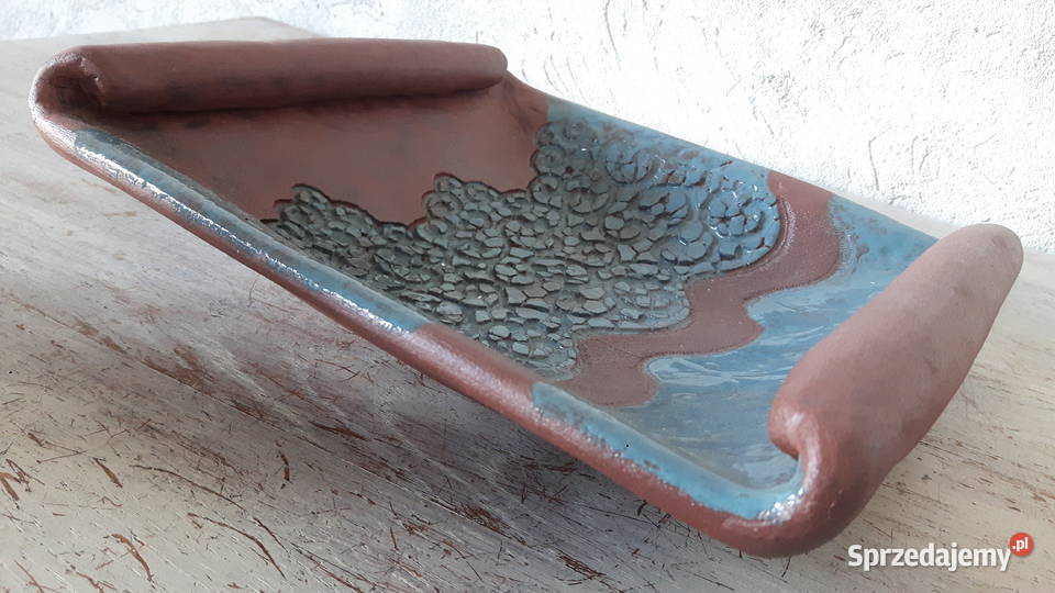 Talerz ceramiczny ręcznie wykonany mazowieckie Otwock