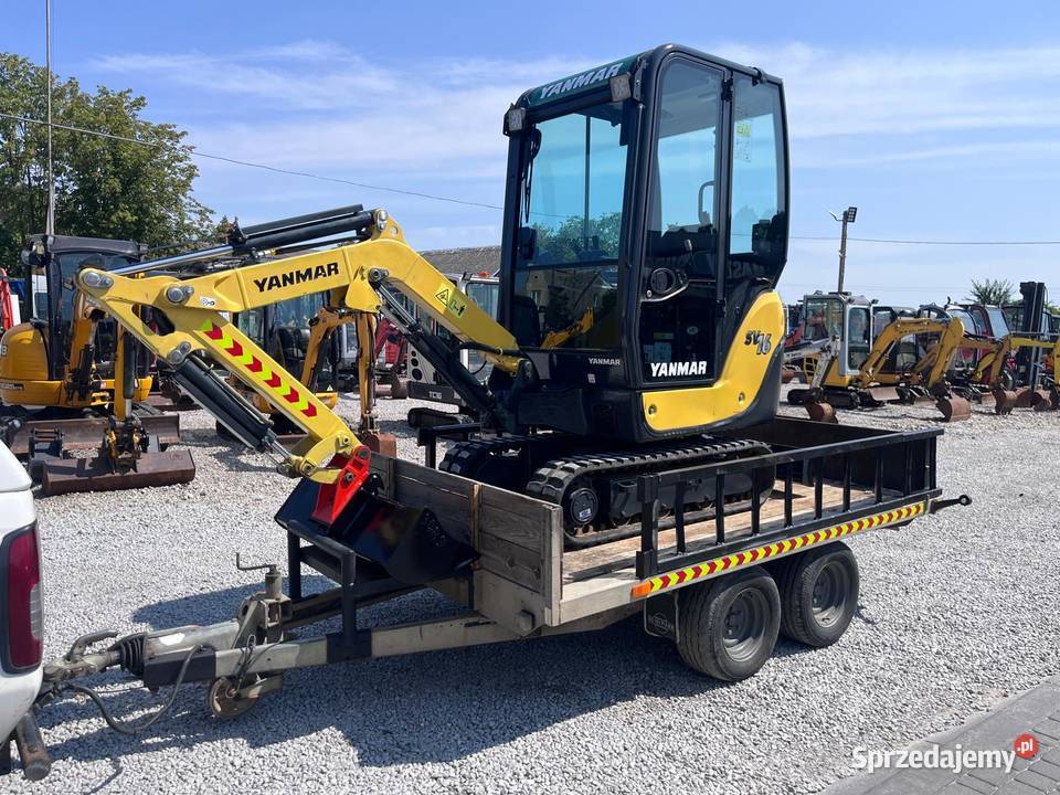 Mini koparka YANMAR SV16 z 2018r 4 łyżki Złoczew