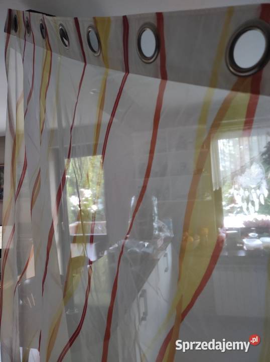 firana firanka woalowa fale półprzezroczysta Kielce sprzedam