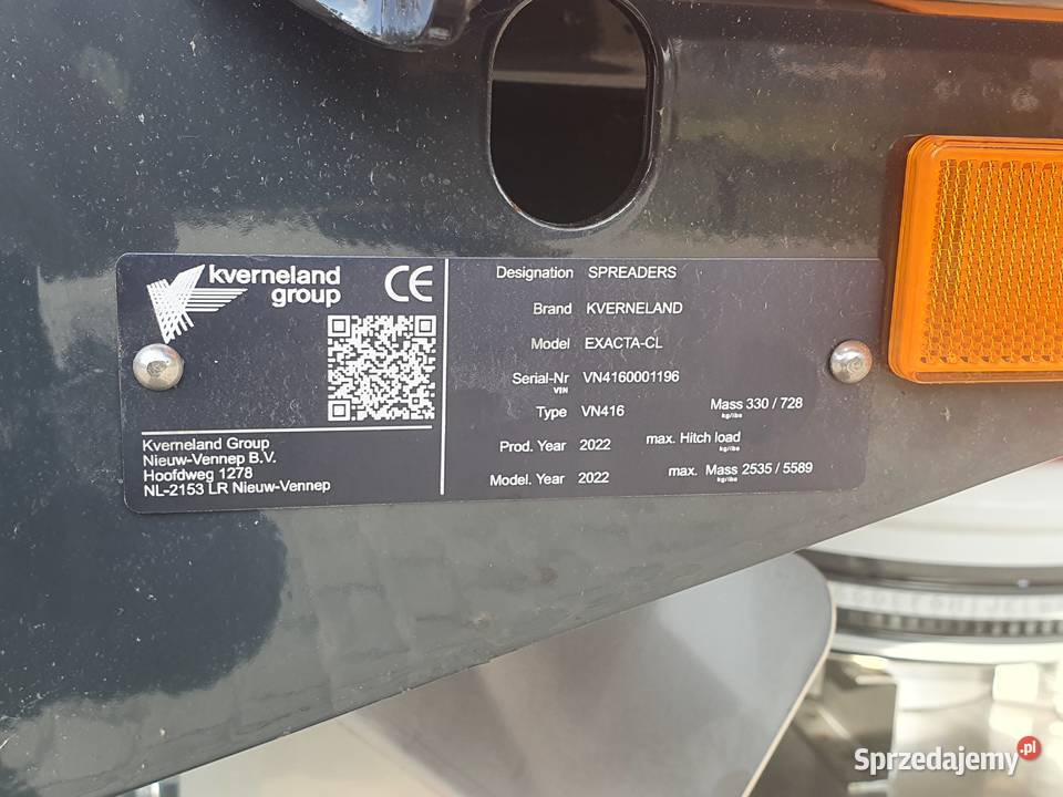 Rozsiewacz Kverneland CL Remonte Control 2000 L lubelskie