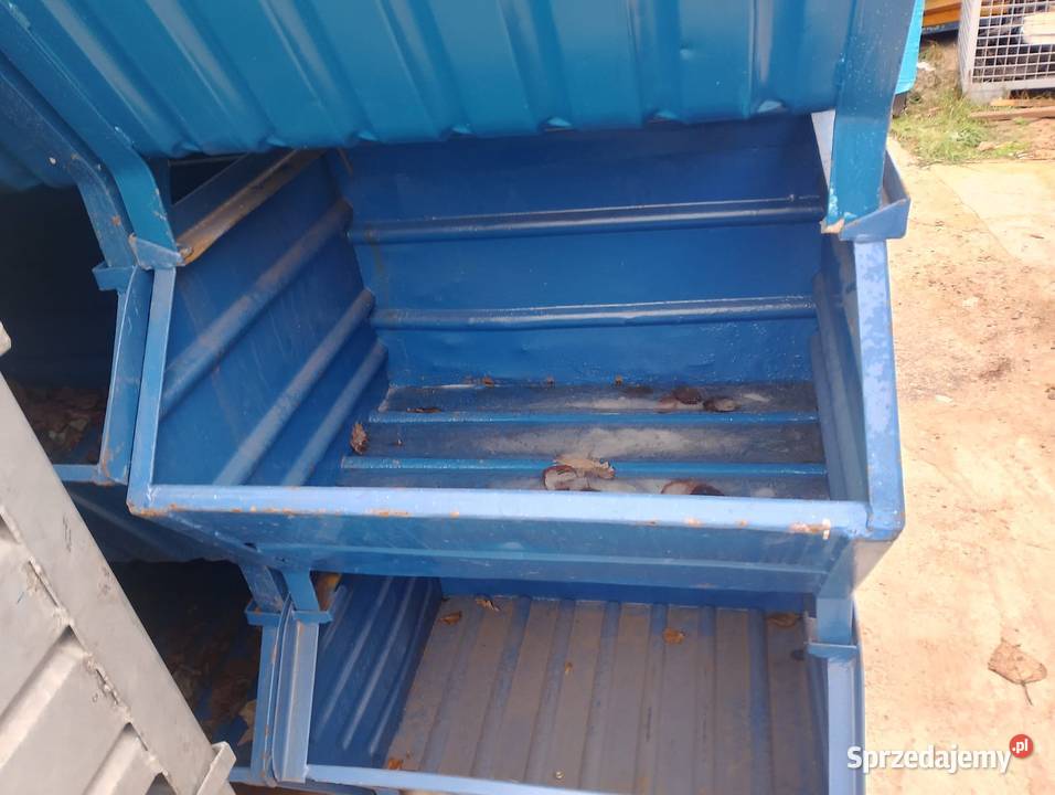 Pojemnik magazynowy metalowy z blachy stalowej Głogówko