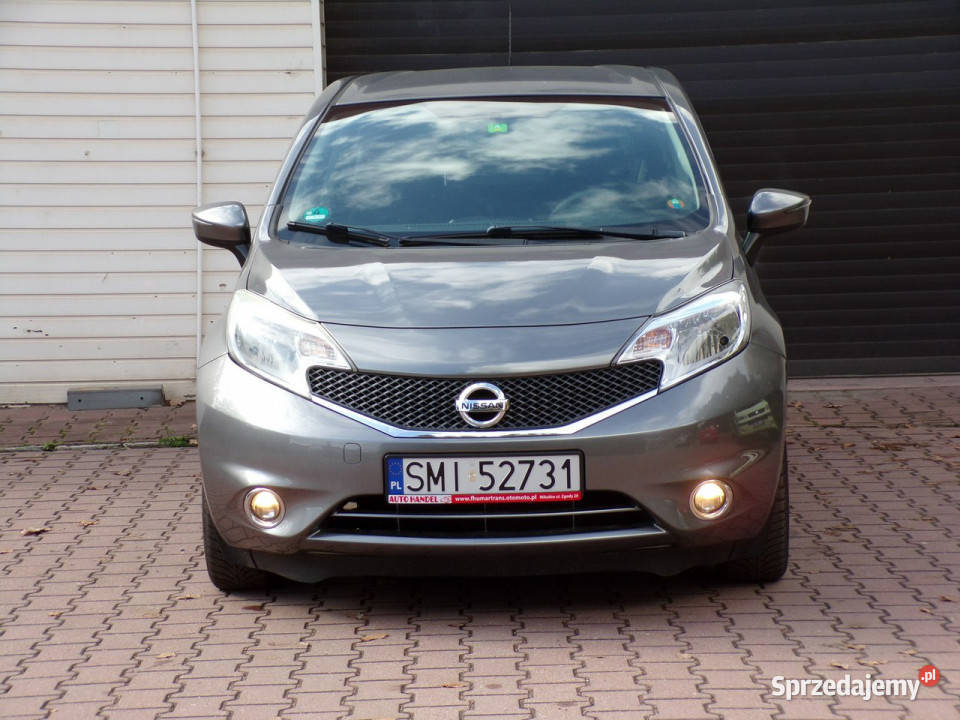 Nissan Note Klimatyzacja Gwarancja 12 80 2014 II aluminiowe felgi Mikołów sprzedam