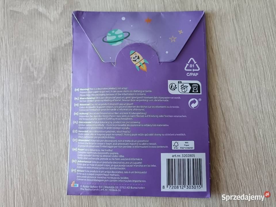 Dekoracja na przyjęcia panda figurki z plastra Kwidzyn