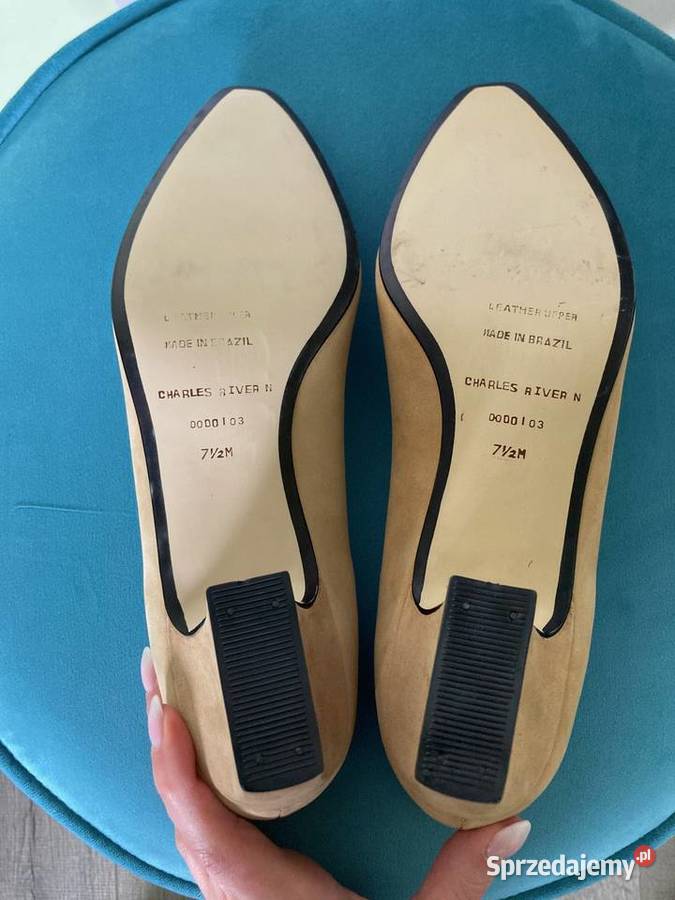 Nowe skórzane beżowe nubukowe buty Boston Accent inna podkarpackie Nisko