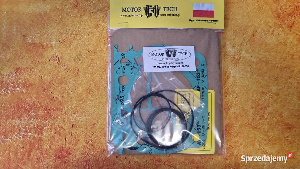 ZESTAW USZCZELEK GÓRY SILNIKA TM MX 250 9509r Świętochłowice