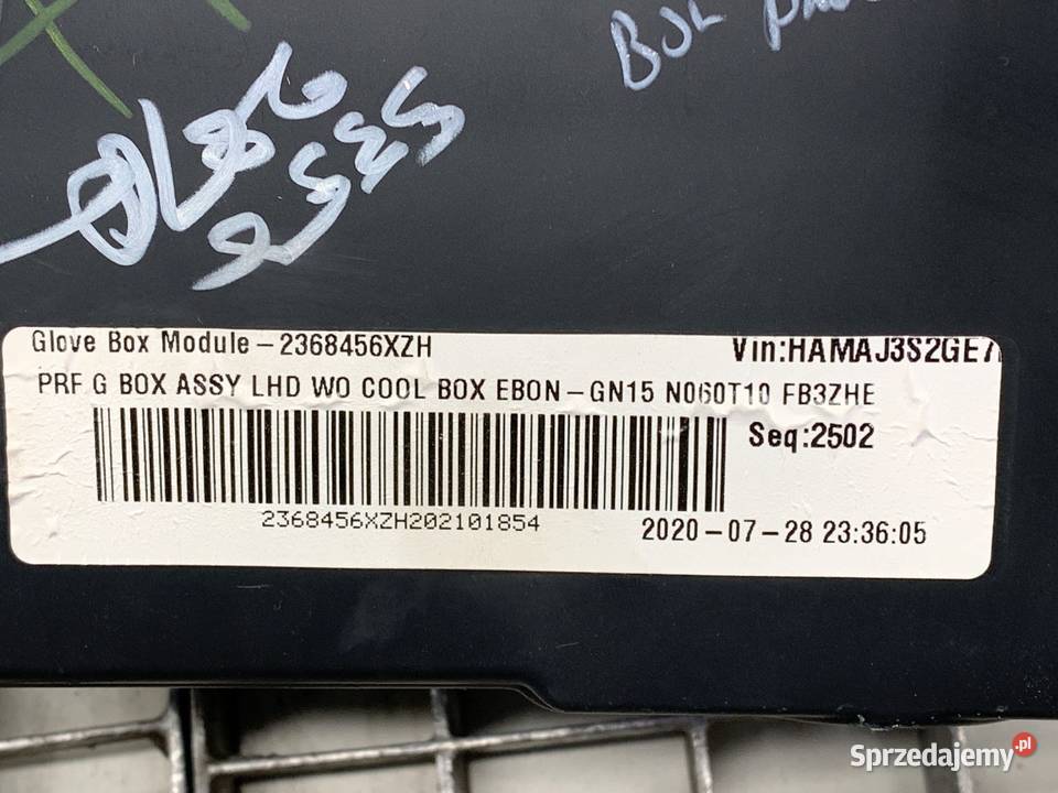 SCHOWEK PASAŻERA FORD ECOSPORT SUV 2368456XZH osobowe