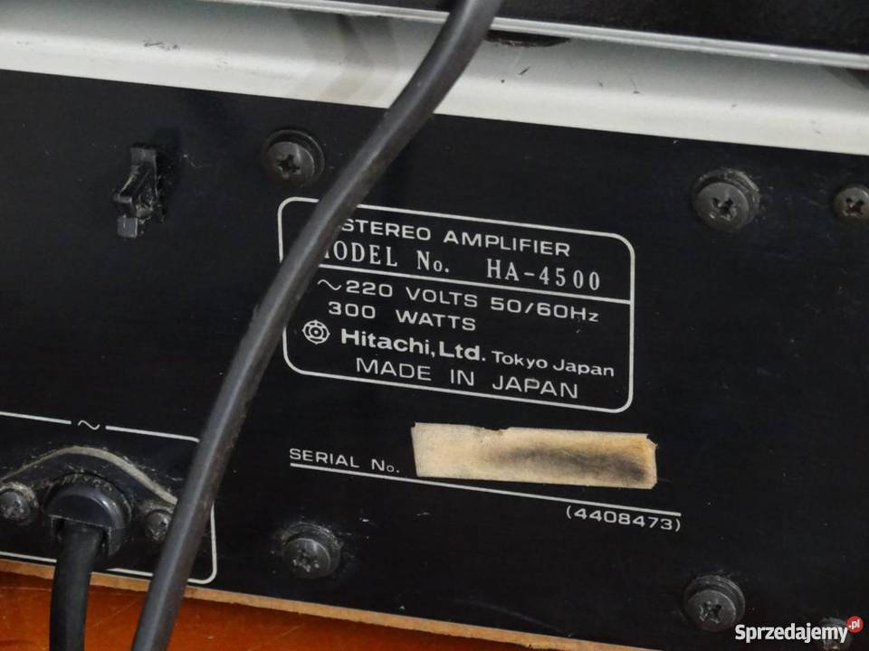 Wzmacniacz i tuner Hitachi HA4500 i FT5000 Jasło