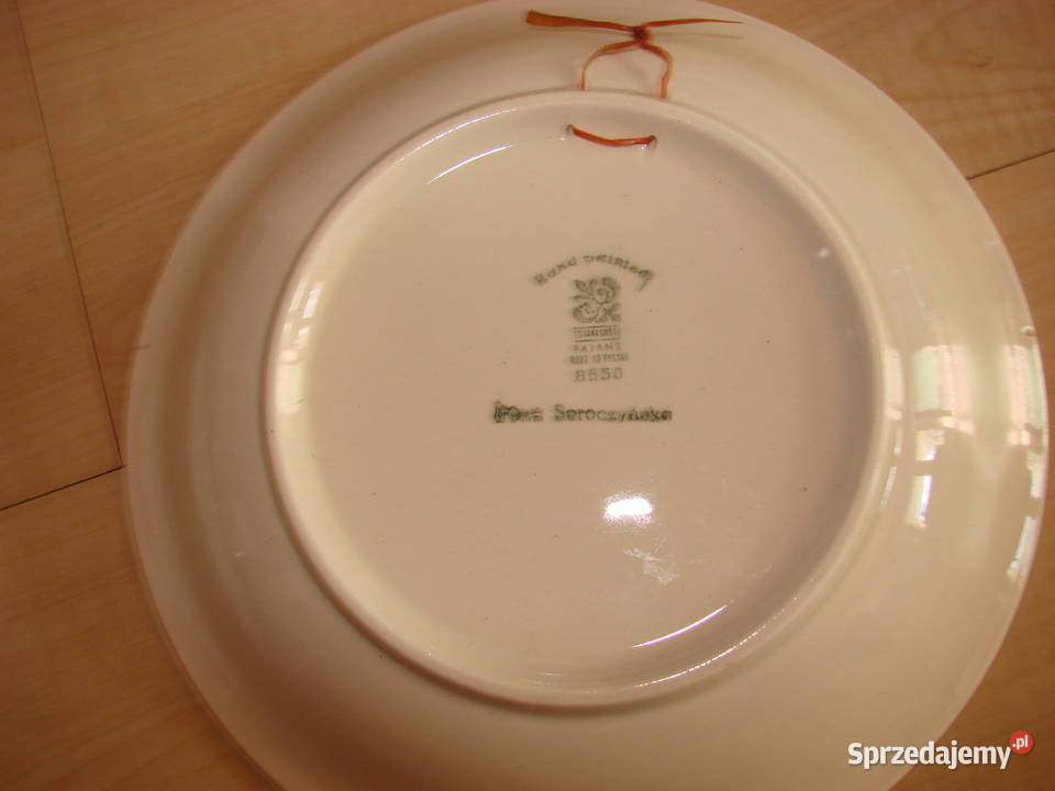 Włocławek fajansowy talerz 24 Pruszcz Gdański sprzedam